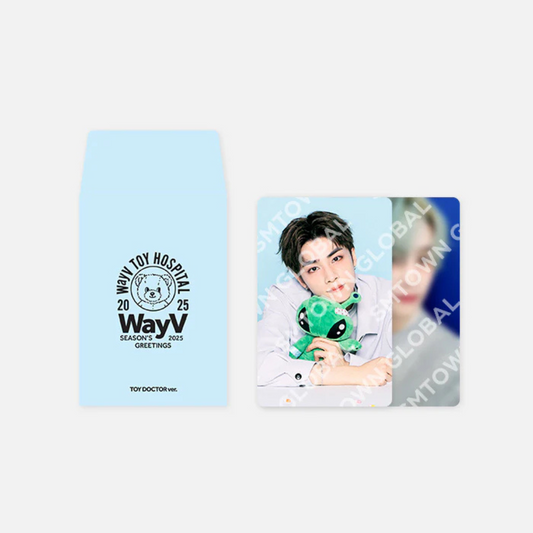 WAYV - RANDOM TRADING CARD SET - 2025 SM ARTIST SEASON'S GREETINGS MD (2 VERSIONS) - LightUpK