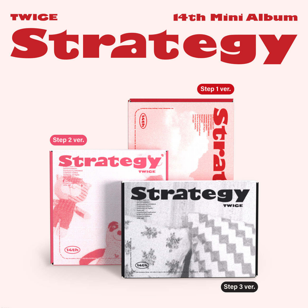 (PRE-ORDER) TWICE - 14TH MINI ALBUM [STRATEGY] (3 VERSIONS) RANDOM