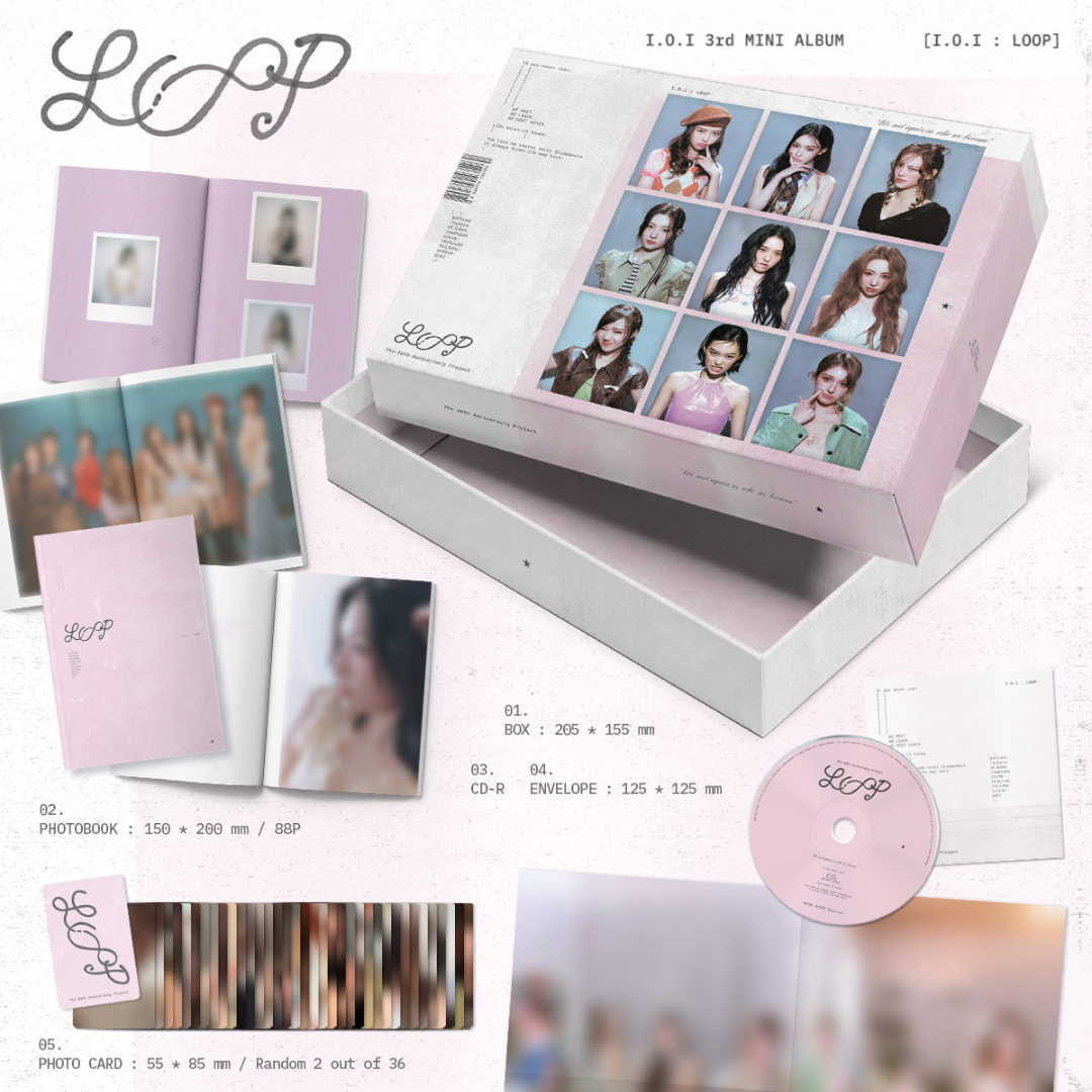 (PRE-ORDER) I.O.I - 3RD MINI ALBUM [I.O.I : LOOP] - LightUpK
