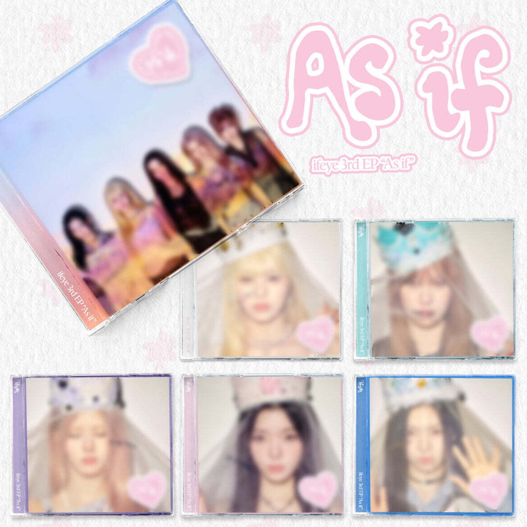 (PRE-ORDER) IFEYE - 3RD EP [AS IF] (JEWEL VER.) (6 VERSIONS) - LightUpK