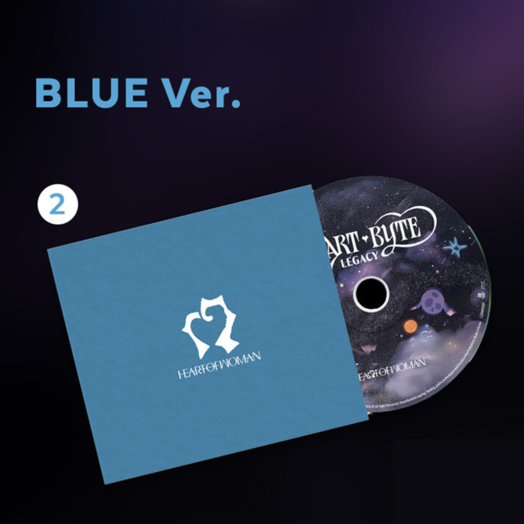 (PRE-ORDER) HEART OF WOMAN - THE 1ST ALBUM [HEART BYTE : LEGACY] ONE DREAM VER. (2 VERSIONS) RANDOM - LightUpK