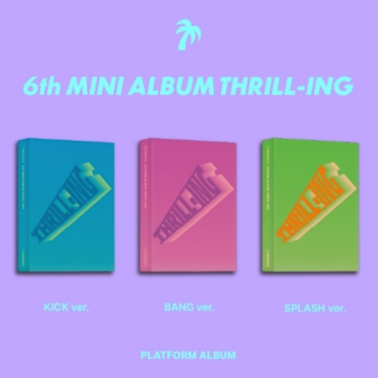 THE BOYZ - THRILL-ING (6ÈME MINI ALBUM) [PLATEFORME VER.] (3 VERSIONS)