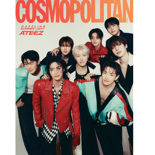 COSMOPOLITAN 2024.7 (COVER : ATEEZ) (10 VERSIONS)