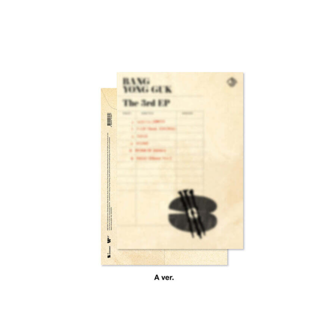 BANG YONG GUK - 3RD EP [3] (2 VERSIONS) - LightUpK