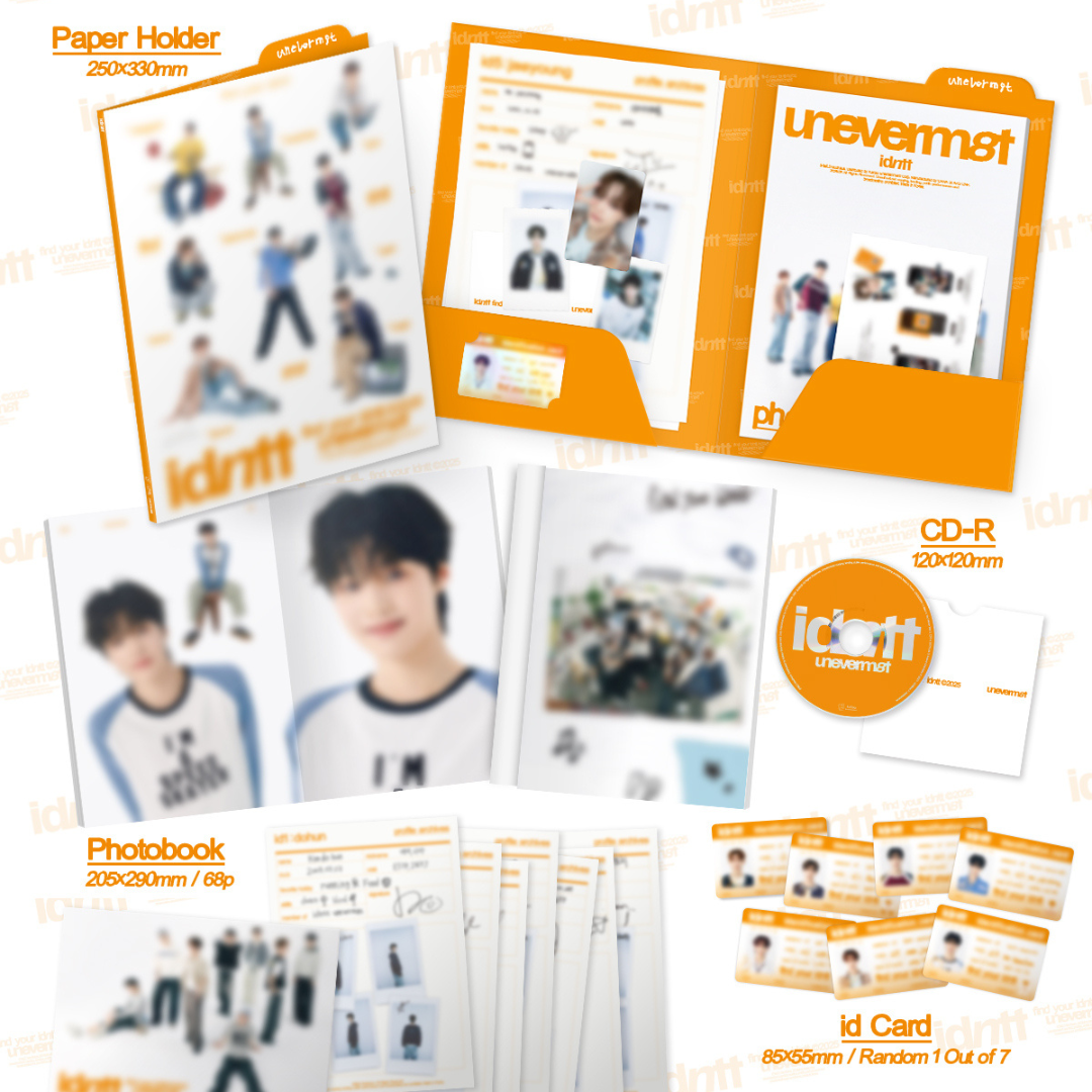 IDNTT - MINI ALBUM [UNEVERMET] (2 VERSIONS) - LightUpK