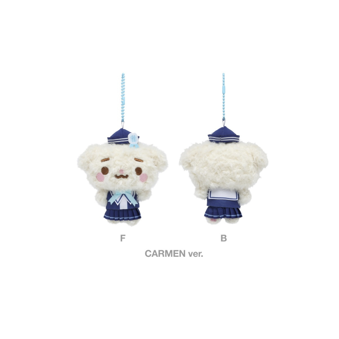 (PRE-ORDER) HEARTS2HEARTS - 19 MARINE LOOK DOLL KEYRING / 2026 Hearts2Hearts 2ND MINI ALBUM POP-UP [레몬탱 (LEMON TANG)] OFFICIAL MD (9 VERSIONS)