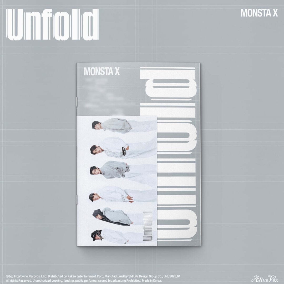 (PRE-ORDER) MONSTA X - AMERICAN STUDIO ALBUM [UNFOLD] (4 VERSIONS) RANDOM - LightUpK