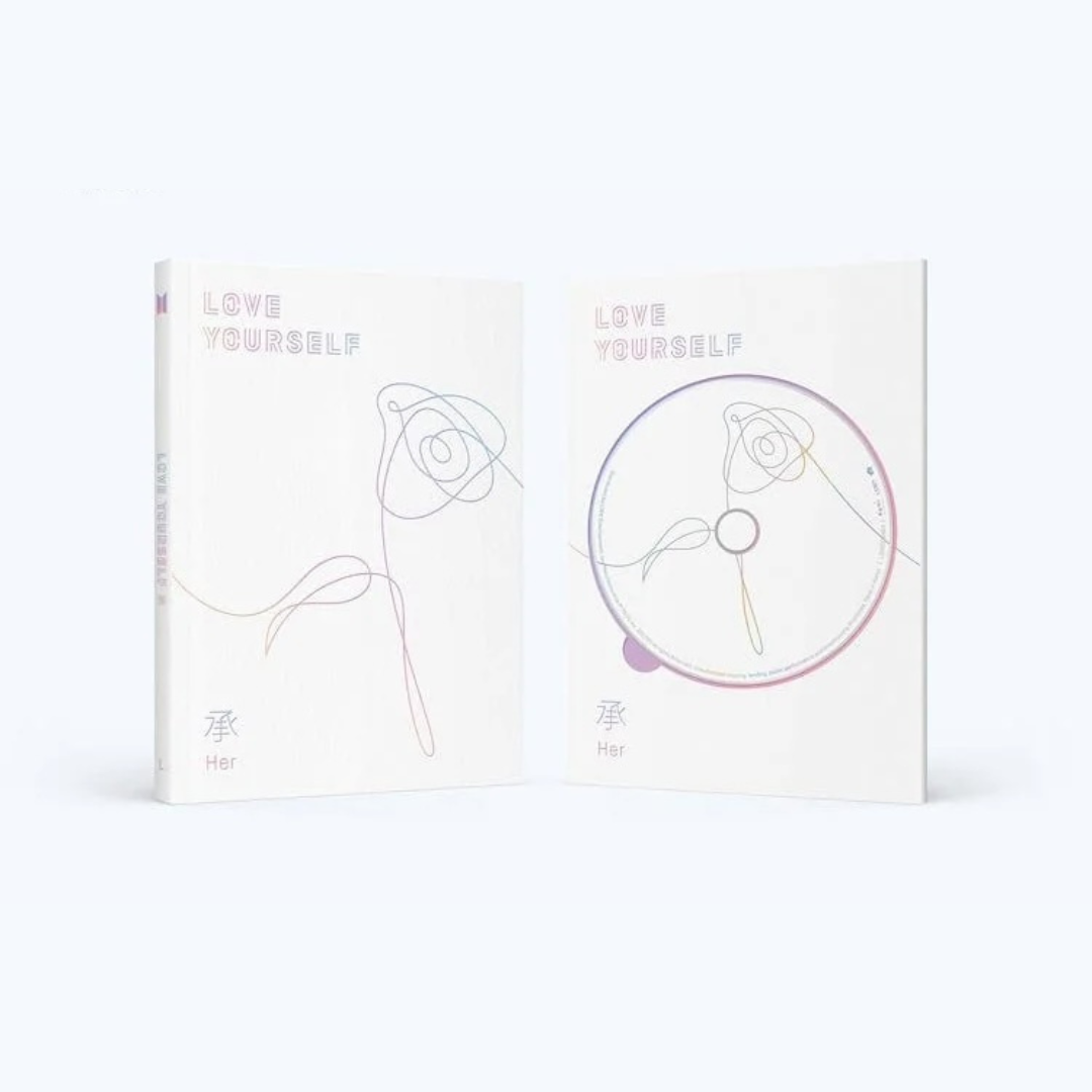 BTS - LOVE YOURSELF 承 'HER' (5TH MINI ALBUM) (4 VERSIONS) - LightUpK