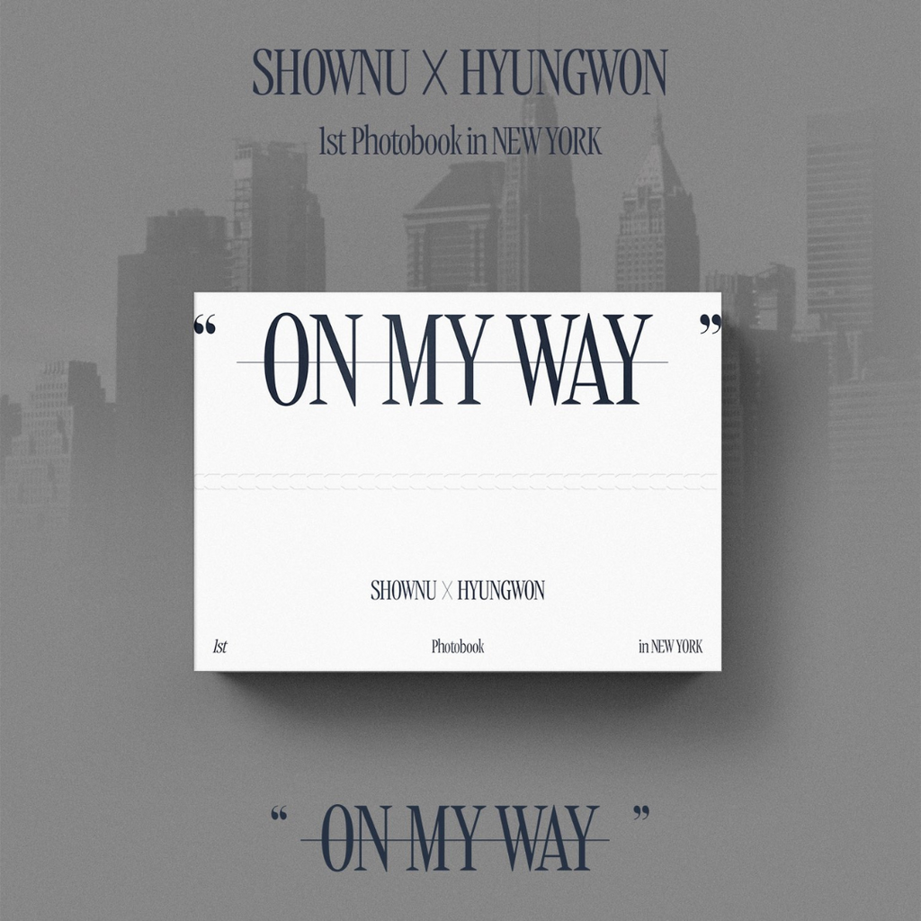 SHOWNU X HYUNGWON - 1ÈRE EXPOSITION PHOTO [ON MY WAY] LIVRE PHOTO