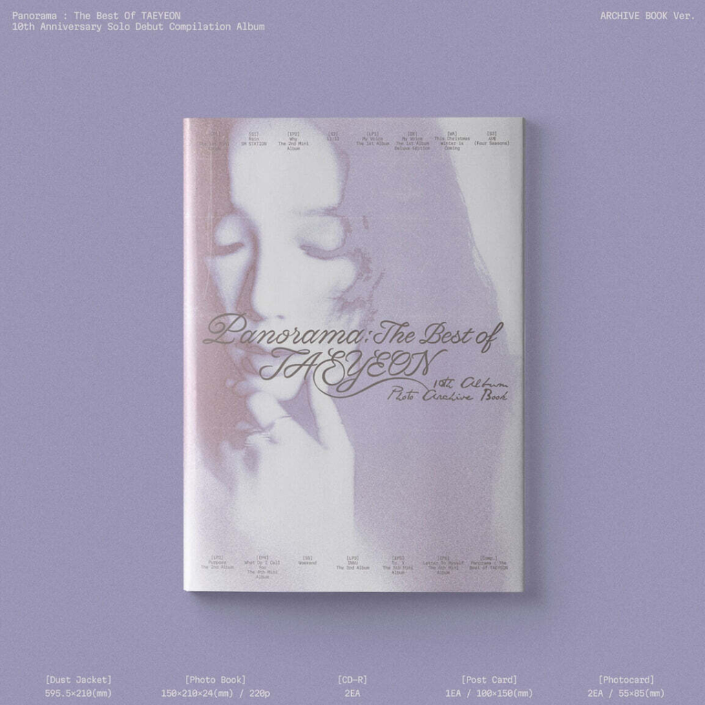 (PRE-ORDER) TAEYEON - [PANORAMA : THE BEST OF TAEYEON] (ARCHIVE BOOK VER.)