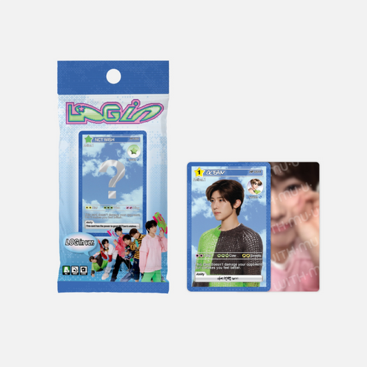 (PRE-ORDER) NCT WISH - 01 RANDOM TRADING CARD (LOG in ver.) / 2025 NCT WISH ASIA TOUR LOG in SEOUL OFFICIAL MD - LightUpK