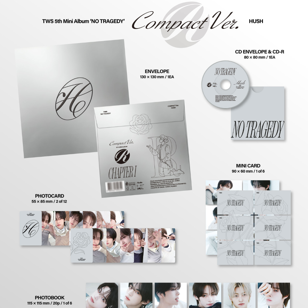 (PRE-ORDER) TWS - NO TRAGEDY (COMPACT VER.) (3 VERSIONS) RANDOM - LightUpK