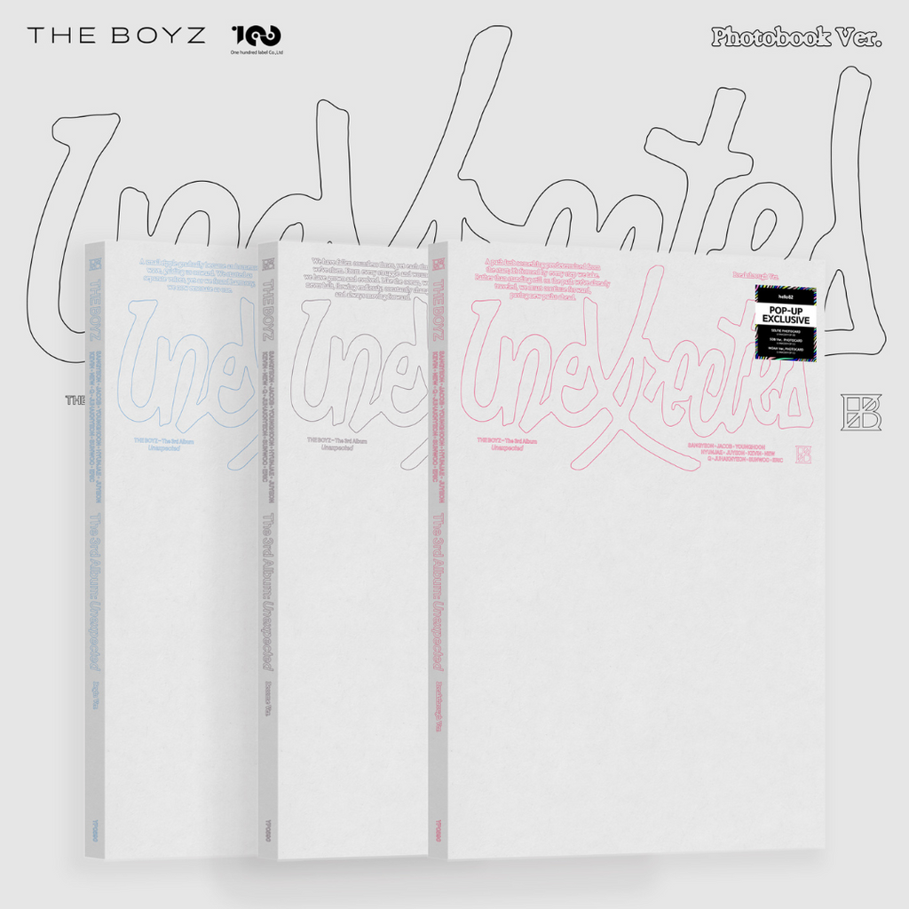 (PRE-ORDER) [HELLO82] [POP-UP EXCLUSIVE] THE BOYZ - THE 3RD ALBUM [UNEXPECTED] (PHOTOBOOK VER.) (3 VERSIONS)