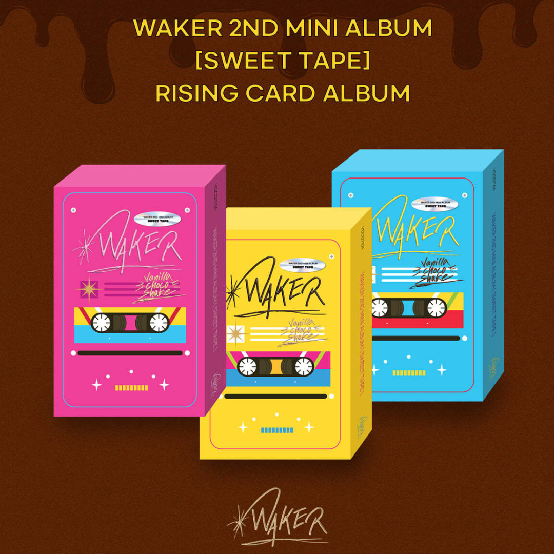 WAKER - SWEET TAPE [RISING CARD ALBUM] (3 VERSIONS) - LightUpK