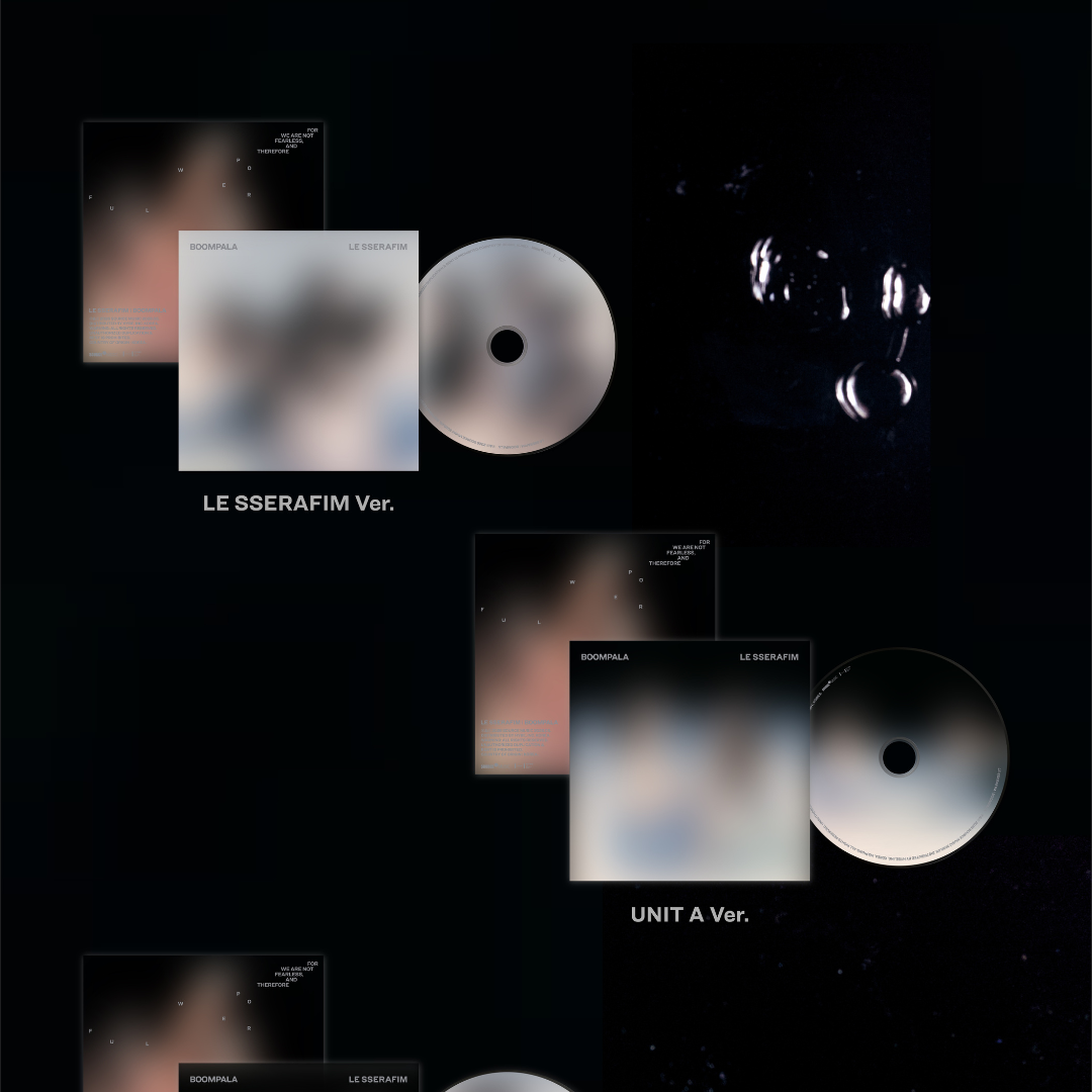 (PRE-ORDER) [HELLO82] LE SSERAFIM - 'BOOMPALA' SINGLE CD (8 VERSIONS) - LightUpK