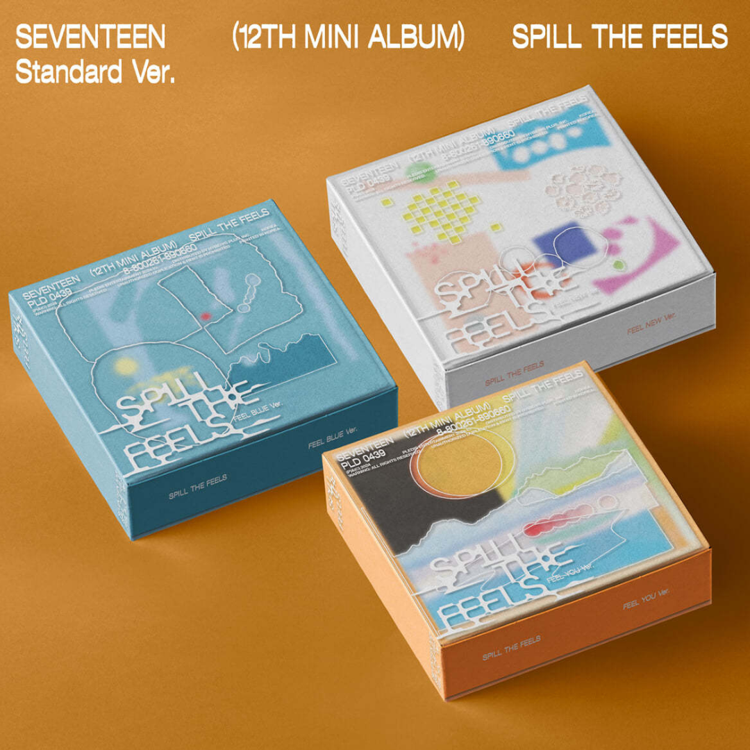 SEVENTEEN - 12TH MINI ALBUM [SPILL THE FEELS] (3 VERSIONS)