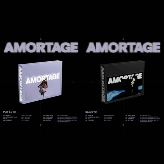 JISOO - MINI ALBUM [AMORTAGE] EXCLUSIVE EDITION (2 VERSIONS) - LightUpK