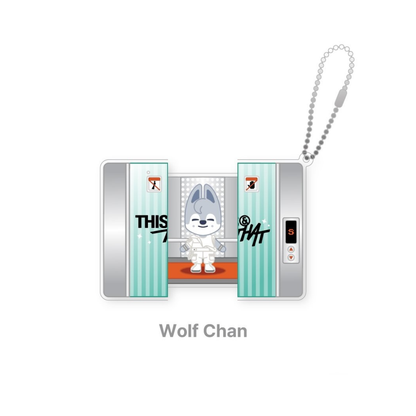 (PRE-ORDER) STRAY KIDS - SKZOO CAPSULE ACRYLIC KEYRING - THIS & THAT MD (8 VERSIONS)