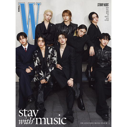 W KOREA MAGAZINE: MAY [2024] STRAY KIDS COVER (17 VERSIONS)