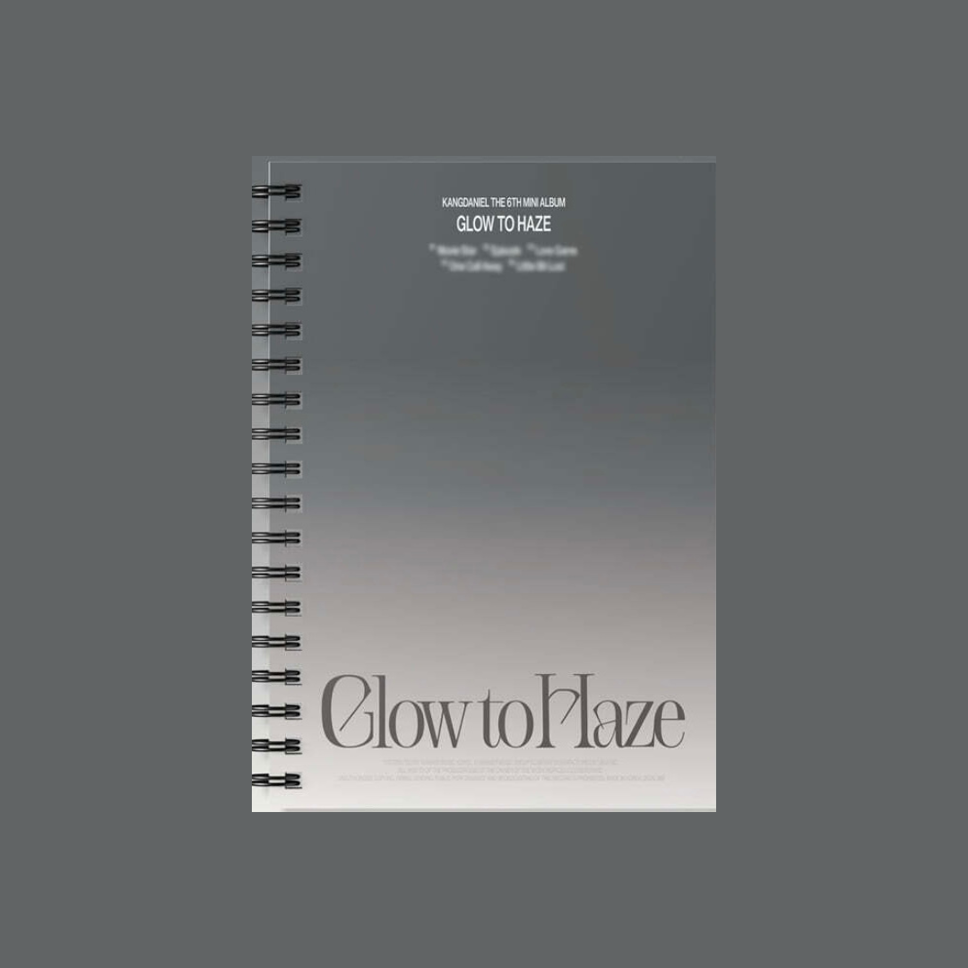 KANG DANIEL - 6TH MINI ALBUM [GLOW TO HAZE] [PHOTO BOOK VER.] (2 VERSIONS) - LightUpK