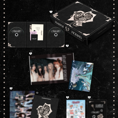 (PRE-ORDER) HEART OF WOMAN - THE 1ST ALBUM [HEART BYTE : LEGACY] (GOLDEN ERA VER.)(SPECIAL LIMITED) (2CD) - LightUpK