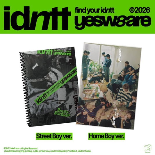 IDNTT - MINI ALBUM [YESWEARE] (2 VERSIONS) - LightUpK