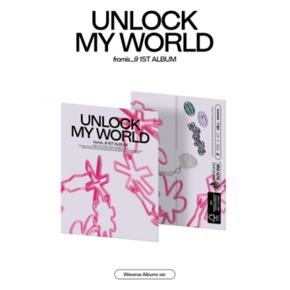 FROMIS_9 - UNLOCK MY WORLD (1ER ALBUM) [WEVERSE ALBUMS VER.] (9 VERSIONS) (ALÉATOIRE)