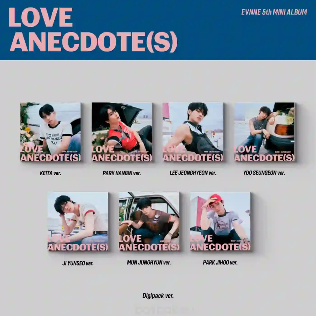 EVNNE - 5TH MINI ALBUM [LOVE ANECDOTE(S)] DIGIPACK VER. (7 VERSIONS) - LightUpK