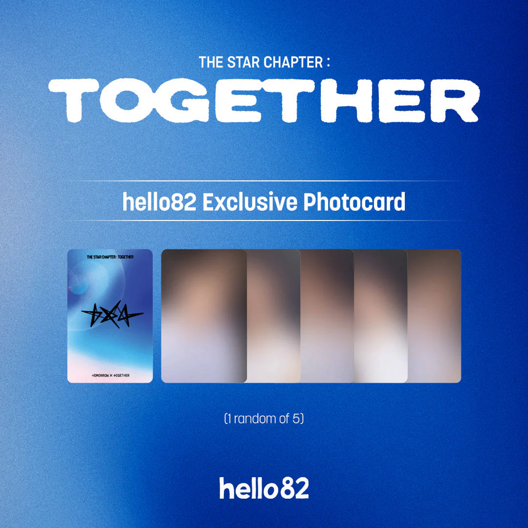 [HELLO82] [HELLO82 EXCLUSIVE] TOMORROW X TOGETHER - The Star Chapter: TOGETHER (3 VERSIONS) RANDOM - LightUpK
