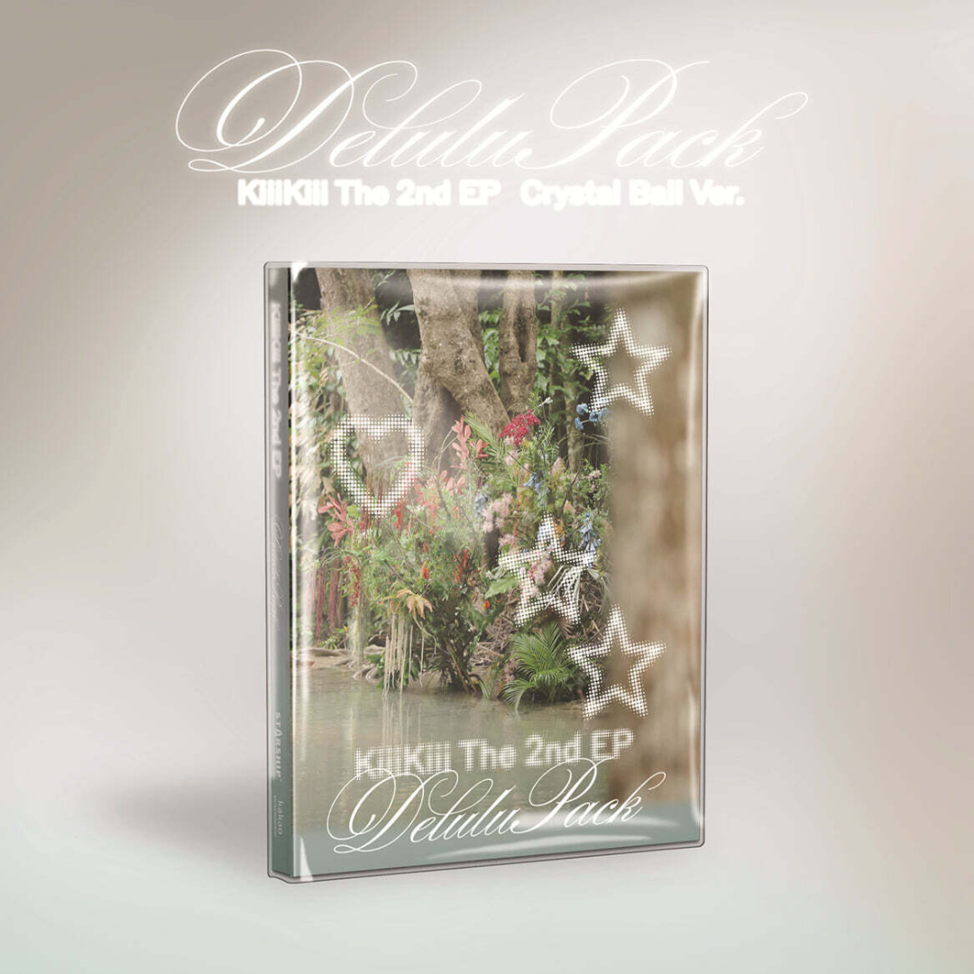 (PRE-ORDER) KIIIKIII - THE 2ND EP [DELULU PACK] CRYSTAL BALL. VERSION - LightUpK