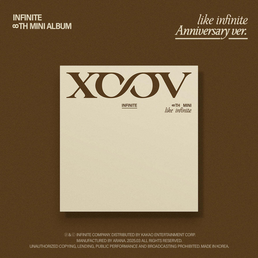 INFINITE - 8TH MINI ALBUM [LIKE INFINITE] (ANNIVERSARY VER.) (7 VERSIONS) RANDOM - LightUpK