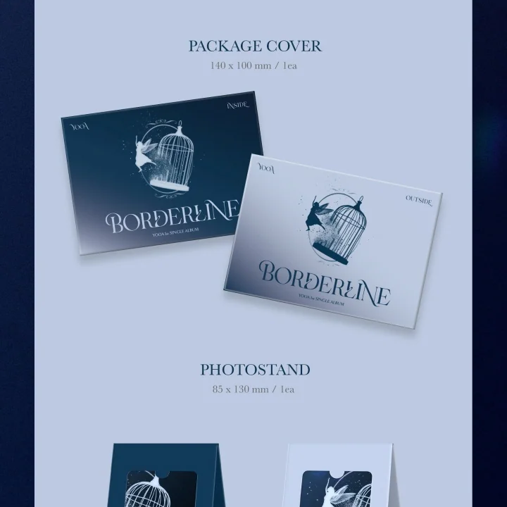YOOA - 1ST SINGLE ALBUM [BORDERLINE] (POCA) (2 VERSIONS) - LightUpK