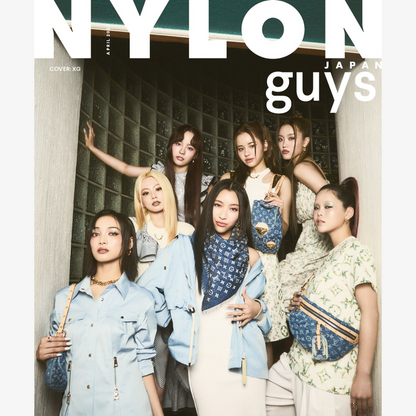 NYLON JAPAN 2024. 04 (COUVERTURE : XG) (BANG CHAN de STRAY KIDS INSIDE)