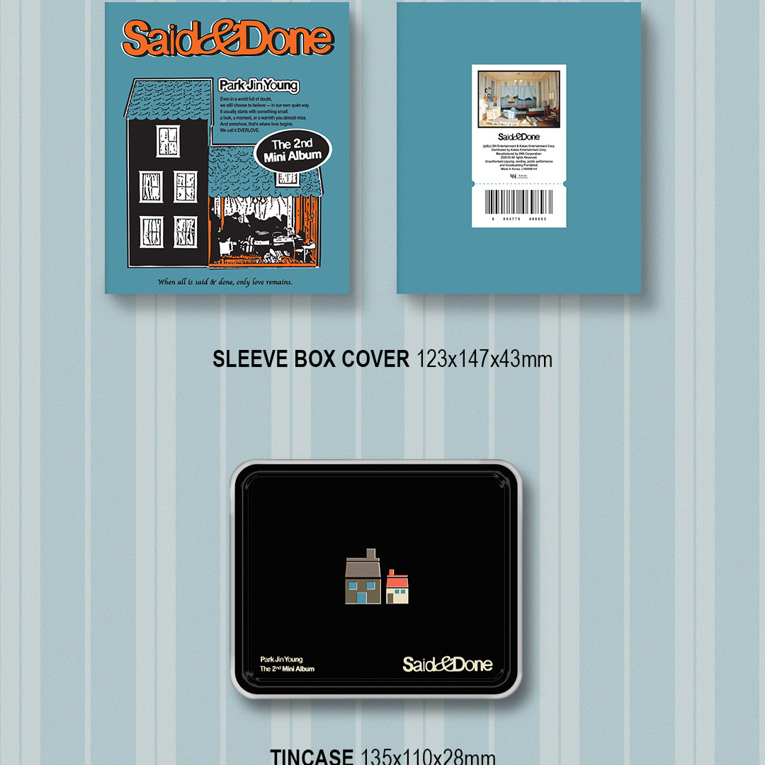 (PRE-ORDER) PARK JINYOUNG - 2ND MINI ALBUM [SAID & DONE] (MEMORY BOX VER.) - LightUpK