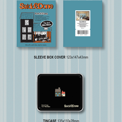 (PRE-ORDER) PARK JINYOUNG - 2ND MINI ALBUM [SAID & DONE] (MEMORY BOX VER.) - LightUpK