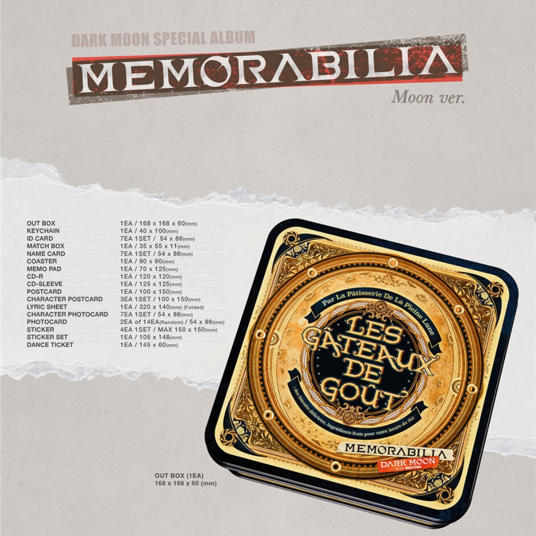 ENHYPEN - DARK MOON SPECIAL ALBUM [MEMORABILIA] (2 VERSIONS) - LightUpK