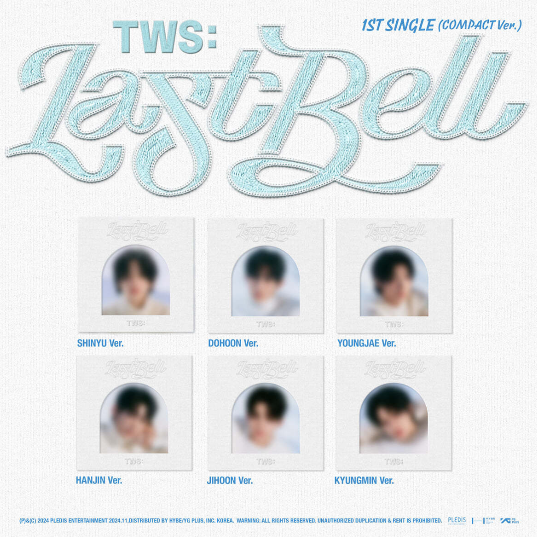 (PRE-ORDER) TWS - 1ST SINGLE [LAST BELL] (COMPACT VER.) (6 VERSIONS) RANDOM