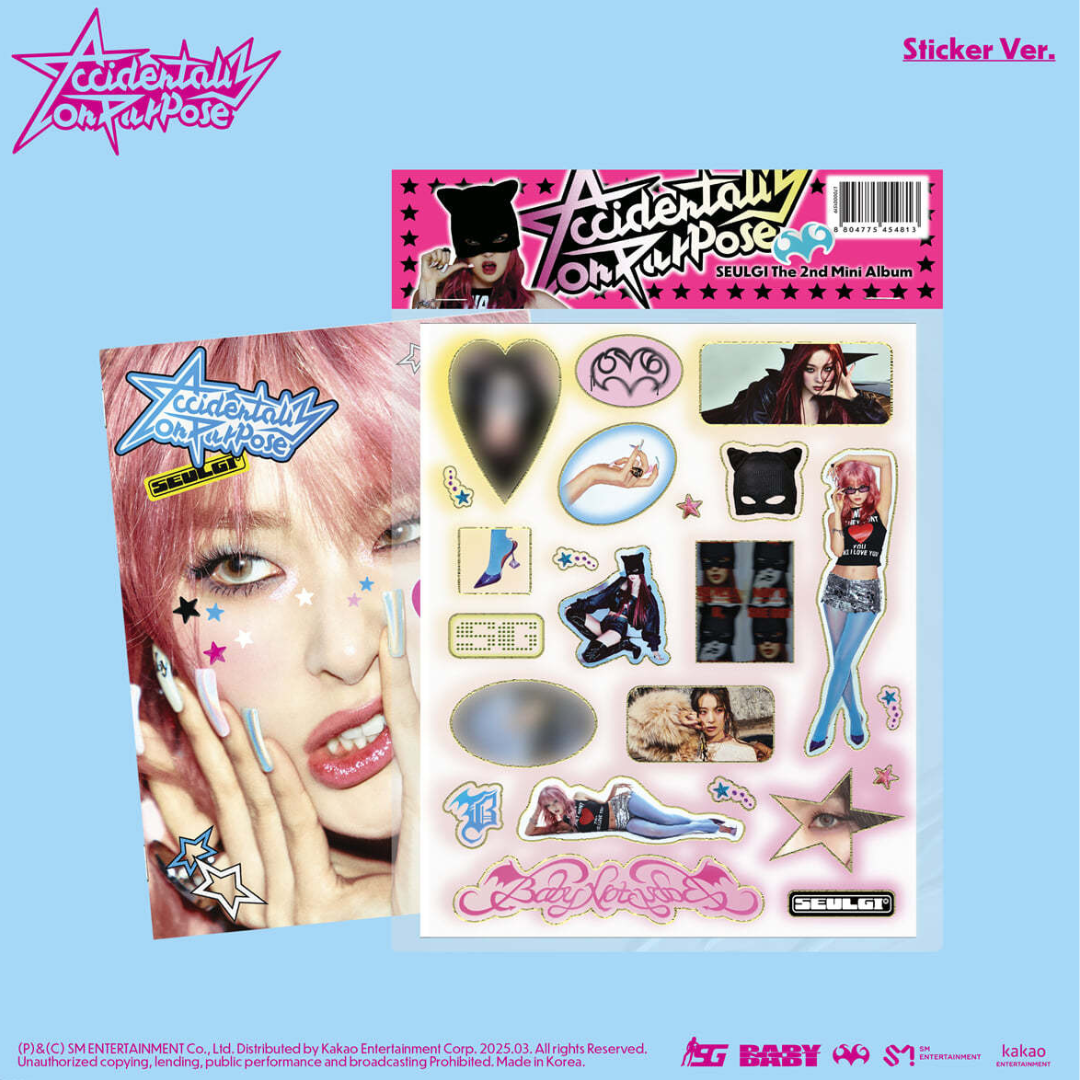 SEULGI - 2ND MINI ALBUM [ACCIDENTALLY ON PURPOSE] (STICKER VER.) - LightUpK