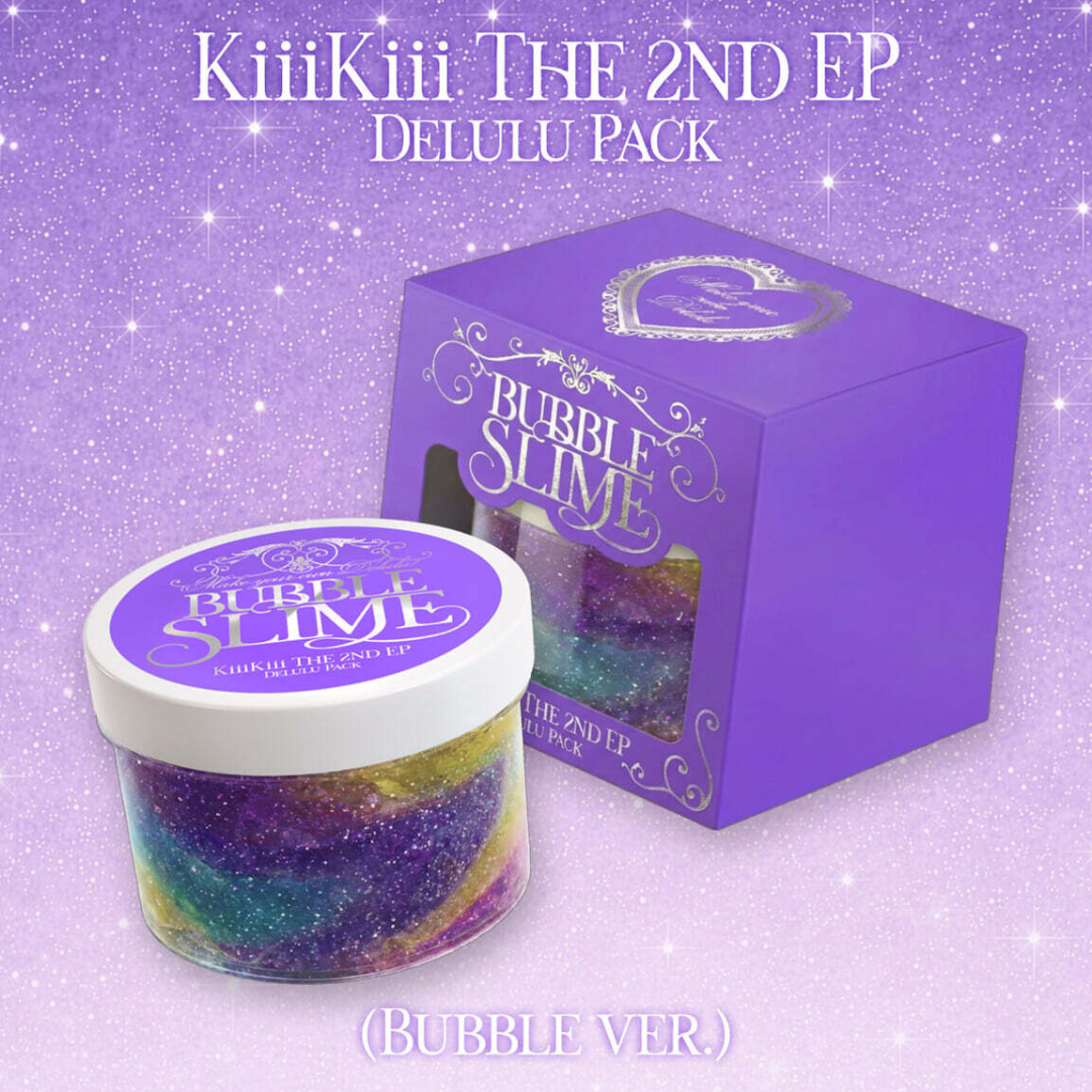 (PRE-ORDER) KIIIKIII - THE 2ND EP [DELULU PACK] (BUBBLE. VERSION) - LightUpK