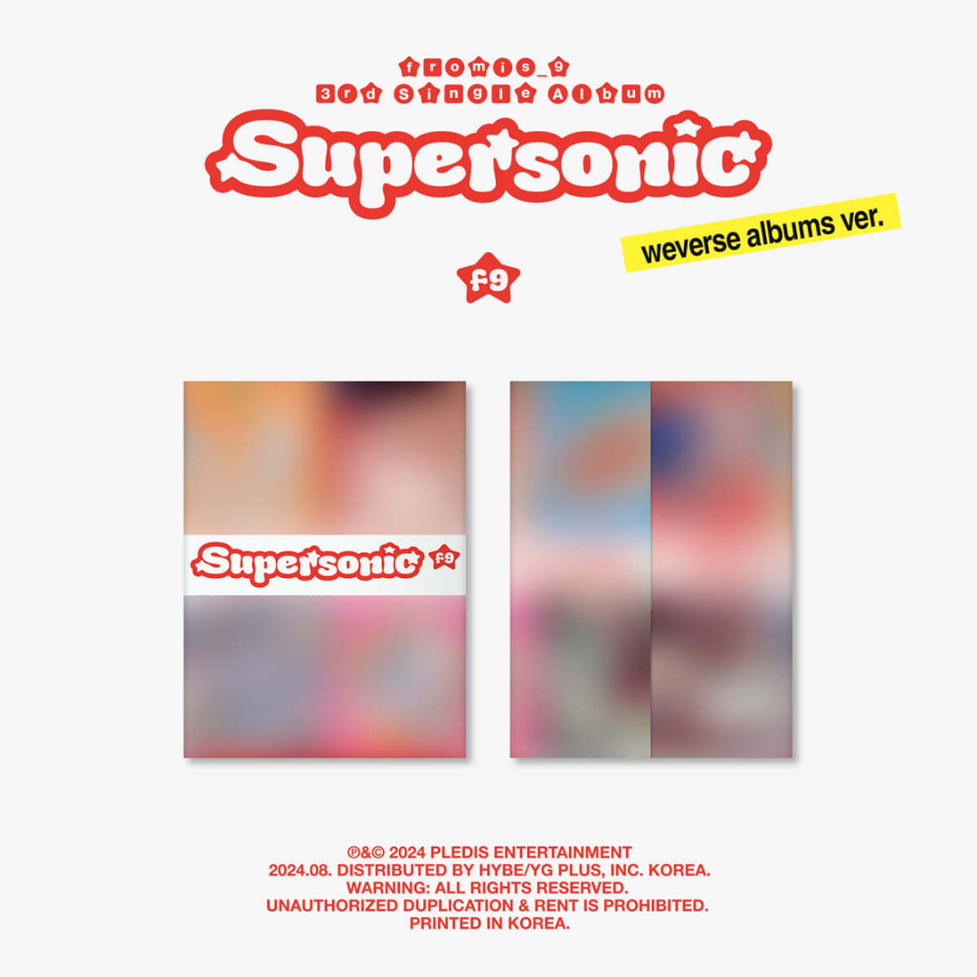 FROMIS_9 - 3RD SINGLE ALBUM [SUPERSONIC] WEVERSE ALBUMS VER. - LightUpK