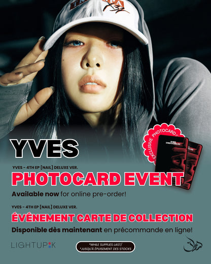 (PRE-ORDER) YVES - 4TH EP [NAIL] DELUXE VER. (2 VERSIONS) RANDOM - LightUpK