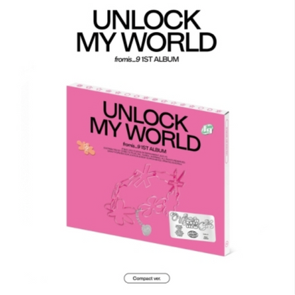 FROMIS_9 - UNLOCK MY WORLD (1ST ALBUM) [COMPACT VER.] (9 VERSIONS) (RANDOM)