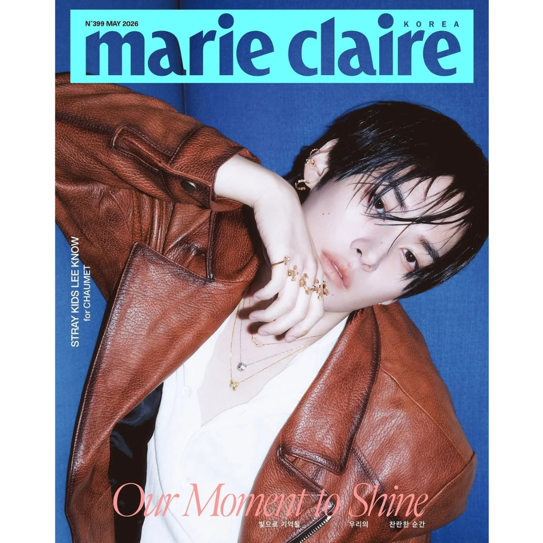 (PRE-ORDER) MARIE CLAIRE 2026.05 (COVER: STRAY KIDS LEE KNOW (3 VERSIONS) - LightUpK