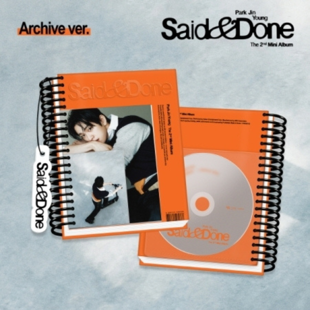 (PRE-ORDER) PARK JINYOUNG - 2ND MINI ALBUM [SAID & DONE] (ARCHIVE VER.) - LightUpK