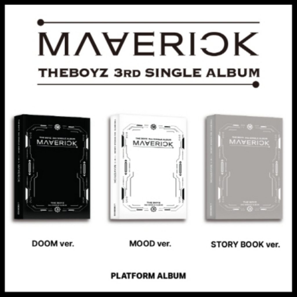 THE BOYZ - MAVERICK (3ÈME ALBUM SINGLE) [PLATEFORME VER.] (3 VERSIONS)