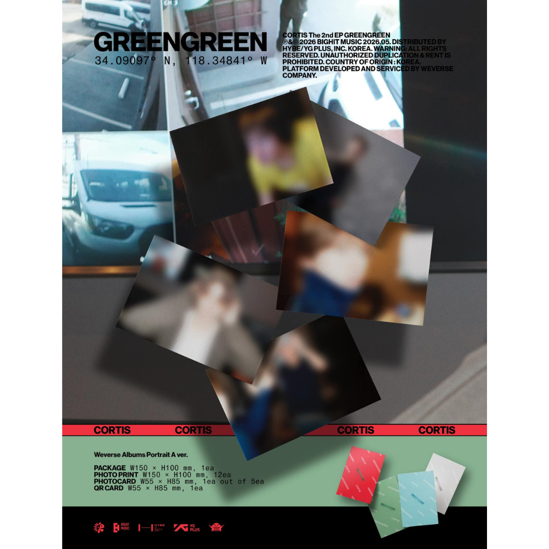 (PRE-ORDER) CORTIS - THE 2ND EP [GREENGREEN] (WEVERSE ALBUMS VER.) (4 VERSIONS) RANDOM - LightUpK