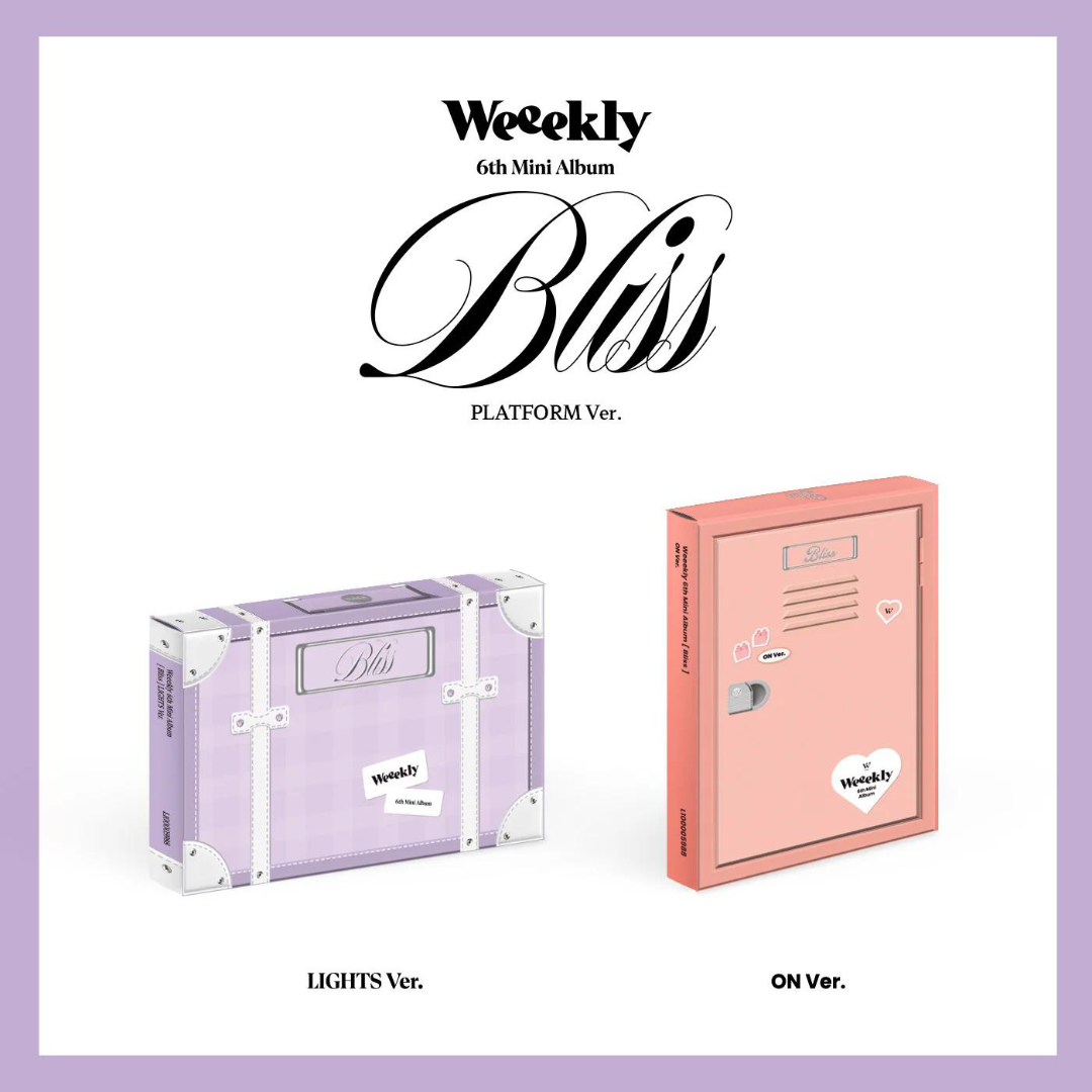 WEEEKLY - 6TH MINI ALBUM [BLISS] (PLATFORM VER.) (2 VERSIONS) - LightUpK