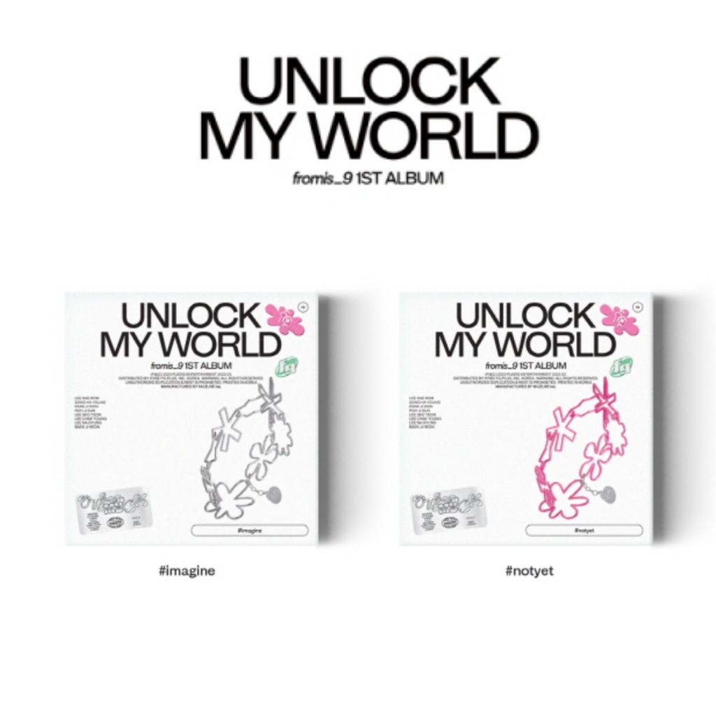 FROMIS_9 - UNLOCK MY WORLD (1ST ALBUM) [KIT VER.] (2 VERSIONS)