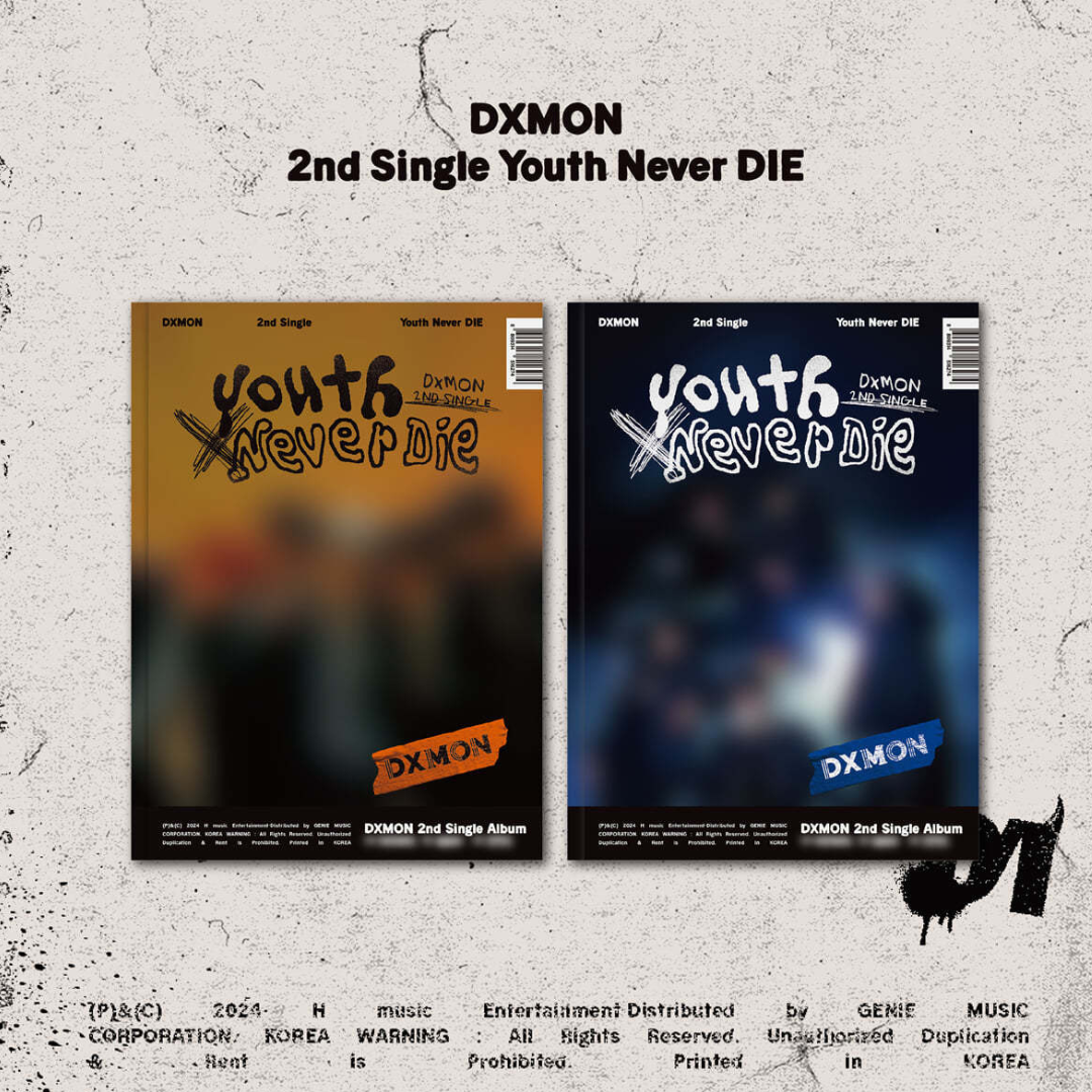 (PRE-ORDER) DXMON - YOUTH NEVER DIE (2 VERSIONS) RANDOM