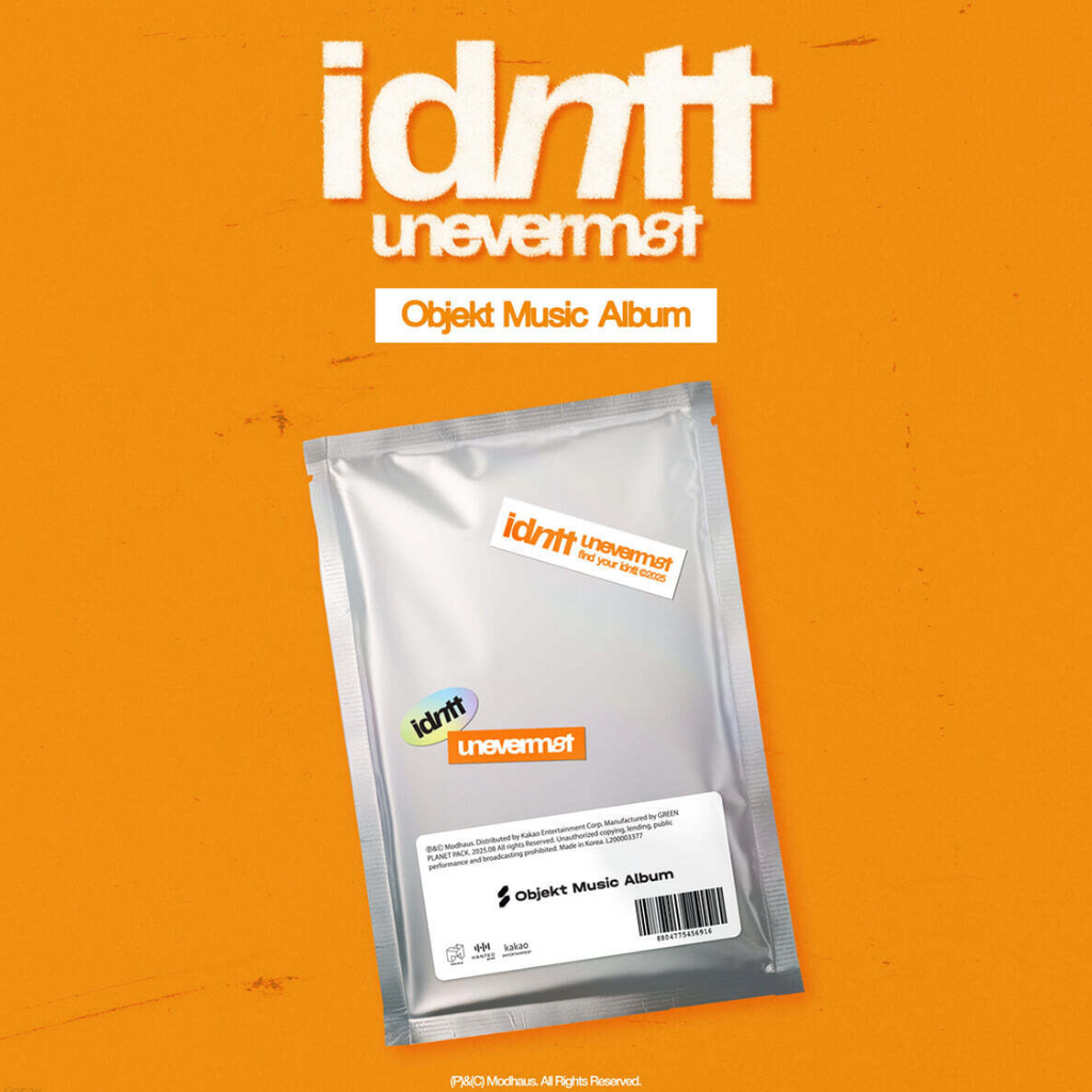 IDNTT - MINI ALBUM [UNEVERMET] (OBJEKT MUSIC ALBUM VER.) - LightUpK
